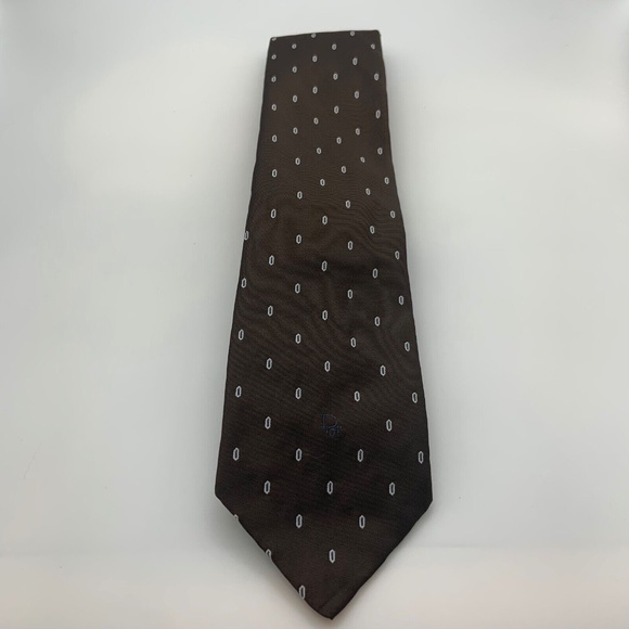 Set of Six Vintage Christian Dior Silk & Polyester Ties - Picture 14 of 16